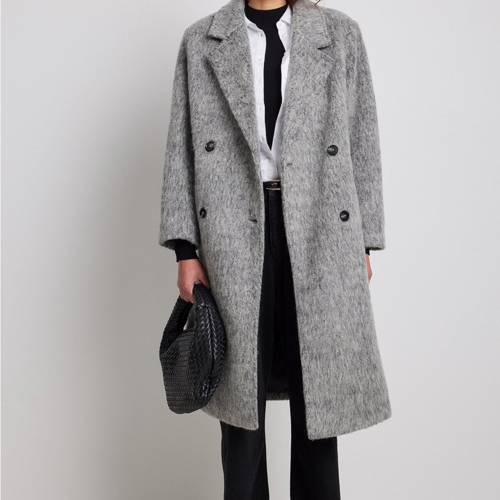 Elegant Women's Gray Trench Coat